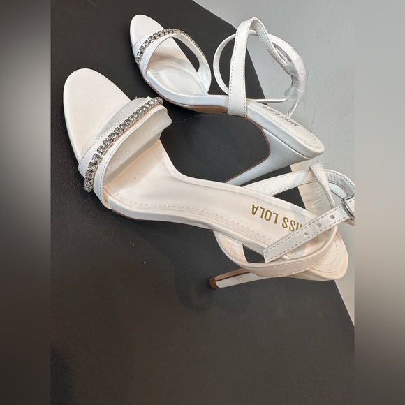 Miss Lola Ankle Strap High Heels - Picture 6 of 9